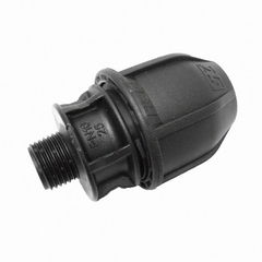 MTA Măng sông nối ống 1 đầu ren ngoài HDPE