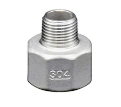 Nối giảm (lơ giảm) ren trong 21 ren ngoài 17 (DN15/DN10) inox 304/316