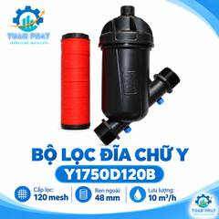 GYY1750D120B – Cục Lọc Nước Dạng Đĩa 13m³/h Ren Ngoài 48mm (120 Mesh)