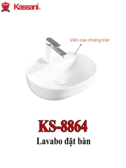 Lavabo đặt bàn - sứ siêu mỏng Kassani KS-8864