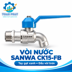 Vòi Bi Màu SANWA  THÁI LAN CK15FB phi 21 – Nhỏ Gọn, Bền Bỉ, Thời Trang