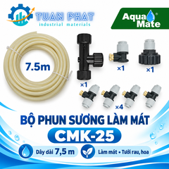Bộ phun sương thông minh CMK-25 hiệu AquaMate Đài Loan (không dùng điện) dễ lắp đặt