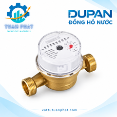 HUD Đồng Hồ Nước Đơn Tia DN15–DN40 Class B, Thân Đồng, Nối Ren