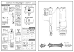 Cụm Cấp 3 Win WS08 Chính Hãng CHA - Hùng Anh | Cấp Nước Nhanh, Bền Bỉ, Chịu Áp Lực Cao