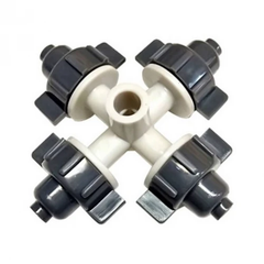 Béc Phun Sương 4 Tia GYMN4132-1 Nối Cắm Trơn