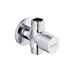 Van Ceramic Giảm Áp Chữ T 1/2″ SANWA JET – Chia 2 Đường Nước Tiện Lợi, Bền Bỉ