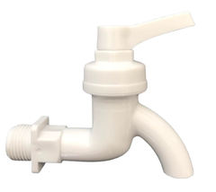 Vòi hồ nhựa Watertec Zemart trắng – Chính hãng Malaysia (WT00HA)