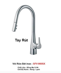 Vòi Bếp Nóng Lạnh INAX SFV-900SX Chính Hãng – Bền Đẹp, Tiện Nghi Cho Mọi Gian Bếp
