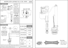 Bộ Xả 3 Win Một Cấp VS0108 – Hoạt Động Ổn Định, Cấp Nước Nhanh, Độ Bền Cao
