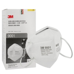 Khẩu Trang Lọc Bụi 3M 9001 – Chuẩn KN90, Bảo Vệ Hô Hấp Hiệu Quả