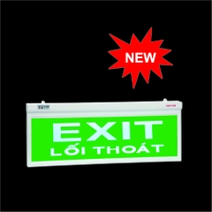 KT-680 Đèn Exit dạng Mica 1mặt, Led 3W, 3 giờ (15,5cmx40cm) Kentom/Việt Nam