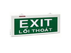 KT-690-Đèn Exit dạng Mica 2mặt, Led 3W, 3 giờ (15.5cmx40cm)- Kentom/Việt Nam
