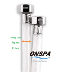 Dây Cấp Nước Nhựa Lõi Đồng Onspa 3 tấc - 2 mét – Độ Bền Cao, An Toàn Và Tiện Lợi