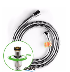 Dây Tắm Cao Cấp Inox 304 Xoay 360° Onspa 1.5m – Chống Rỉ Sét, Siêu Bền, Tiện Lợi!
