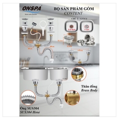 HỆ THỐNG THOÁT NƯỚC NHÀ BẾP ĐÔI ONSPA