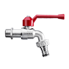 Vòi cấp nước máy giặt SANWA CKT15 – Đồng mạ Chrome cao cấp, nhập khẩu Thái Lan chính hãng