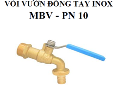 VÒI VƯỜN ĐỒNG TAY INOX MBV - PN10