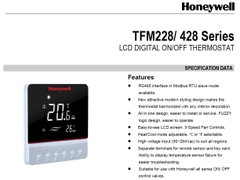 Bộ điều khiển nhiệt độ phòng TFM228N/U dùng cho FCU