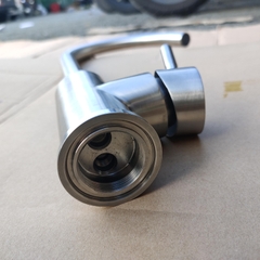 Vòi Rửa Chén Nóng Lạnh Inox 304 Wufeng WF-S941(OX) – Ống 24, Ổ Bi Xoay 360°, Bền Đẹp, Chống Gỉ