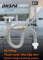 HỆ THỐNG THOÁT NƯỚC NHÀ BẾP ĐƠN ONSPA