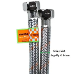 DÂY CẤP NƯỚC SỌC INOX 304 ONSPA 30cm - 2 mét