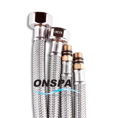 Dây cấp nước lavabo nóng lạnh inox 304 Onspa 50cm (1 cặp 2 sợi)
