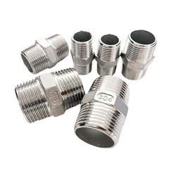 KÉP NỐI 2 ĐẦU REN NGOÀI INOX 304 PHI 21