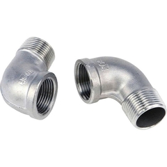 Co điếu 90 Độ Nối Ren BSPT Inox 304 DN8-DN100