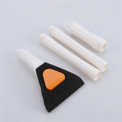 Cây chà hồ tích hợp cạo rêu - vệ sinh hồ kính đa năng - cây vệ sinh hồ cá tháo lắp tiện lợi