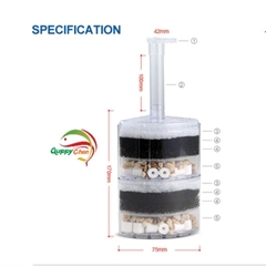Lọc Vi Sinh 2 Tầng XY-2010 Dùng Cho Hồ Cá Thủy Sinh