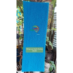 Bông Lọc Xanh Dương - Giúp Lọc Nước Bể Cá Trong Hơn - Giữ Vi Sinh Tốt