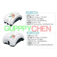 Máy oxi 1 vòi 2 vòi Jeneca AP1688 - AP2688 cho hồ cá
