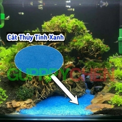 Cát Xanh Thạch Anh Trang Trí Hồ Cá Thủy Sinh Tiểu Cảnh