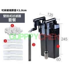 Lọc Treo Sunsun HBL-801, HBL-802, HBL-803 Dành Cho Bể Cá Từ 20-80cm