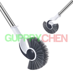 Cây Cọ Chà Hồ Vệ Sinh Bể Cá Cán Trắng 60cm