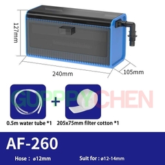 Hộp Lọc Máng Hồ Cá SunSun AF-260 Máng Lọc Thế Hệ Mới , Thiết Kế Hiện Đại