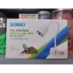 Bộ Đèn Sưởi Dành Cho Rùa và Bò Sát Thú Cưng - Đèn Tia UVA UVB 3.0 Tiện Dụng