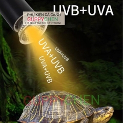 Bộ Đèn Sưởi Dành Cho Rùa và Bò Sát Thú Cưng - Đèn Tia UVA UVB 3.0 Tiện Dụng