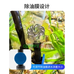 Lọc treo Sunsun YBF-500 thế hệ mới - Lọc có tách phân, lọc váng, lắng cặn xả đáy dùng cho hồ cá