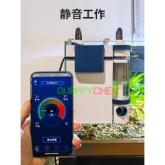 Lọc treo Sunsun YBF-500 thế hệ mới - Lọc có tách phân, lọc váng, lắng cặn xả đáy dùng cho hồ cá