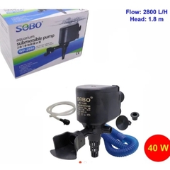 Máy Bơm Chìm và Oxi 3 Trong 1 Cho Hồ Cá SOBO WP-1200, WP-1680, WP-2680