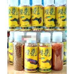Thức Ăn Cám Vàng Dành Cho Cá Thủy Sinh - 7 Màu, Betta, Neon, Cá Lóc [ Chai 50ml ]