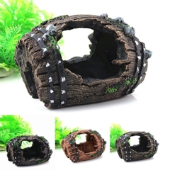 Mô Hình Thùng Gỗ Trang Trí Bể Cá Thủy Sinh - Tạo Tiểu Cảnh Cho Tép Cảnh