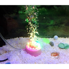 Đèn Bể Cá Mini Tích Hợp Đá Sủi Oxy Trang Trí Hồ Cá - Đá Sủi Oxy Có Đèn