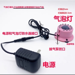 Đèn Bể Cá Mini Tích Hợp Đá Sủi Oxy Trang Trí Hồ Cá - Đá Sủi Oxy Có Đèn