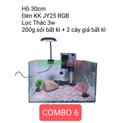 (HOẢ TỐC HCM) COMBO HỒ KÍNH KÈM LỌC VÀ ĐÈN NUÔI CÁ TIỆN LỢI TIẾT KIỆM