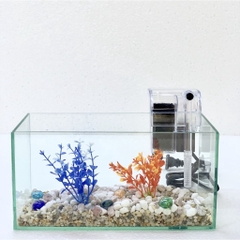 (HOẢ TỐC HCM) COMBO HỒ KÍNH KÈM LỌC VÀ ĐÈN NUÔI CÁ TIỆN LỢI TIẾT KIỆM