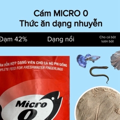 Cám MiCro 80 Micro 0 Bao Nguyên 10 - 15Kg - Thức Ăn Cho Cá Dạng Hạt Nổi