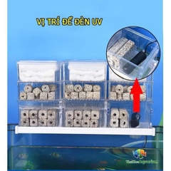 Đèn UV Diệt Tảo Baoyu Có Điều Khiển Hẹn Giờ BY-198T Dùng Cho Hồ Cá Thủy Sinh