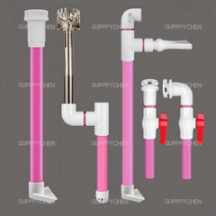 Phụ Kiện Lắp Ráp Ống Nước Hồ Cá - Co Nối T Co Vuông , Lơ , Bịt Ống Dùng Cho Máy Bơm Hồ Cá